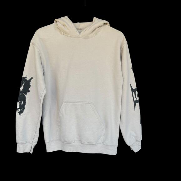 Rolling Loud Hoodie Mens Small Beige Portugal 2022 Festival Graphic Pullover - Picture 2 of 8